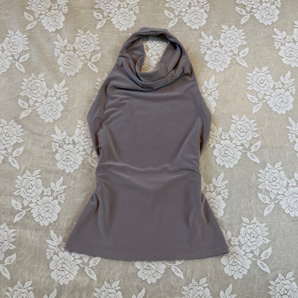 Wilfred Aritzia Cowl Neck Halter Top Size S